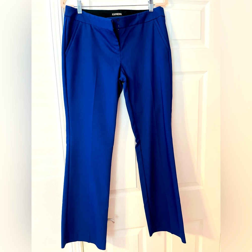 Express Columnist Pants Royal Dark Blue Size 10R -